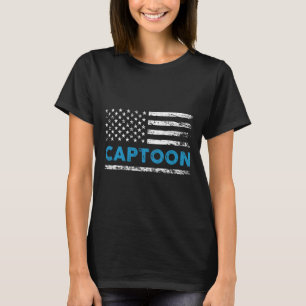 T-shirt Bateau ponton Captoon capitaine de bateau Navigati