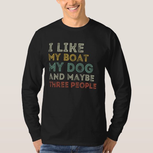 T-shirt Bateau Pour Hommes Femmes Propriétaire De Bateau (Devant)