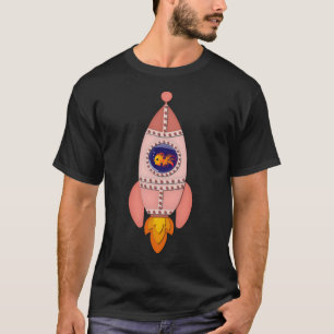 T-shirt Bateau spatial Pink Fish
