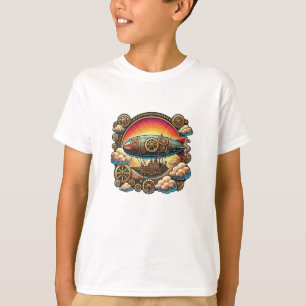 T-shirt Bateau Steampunk