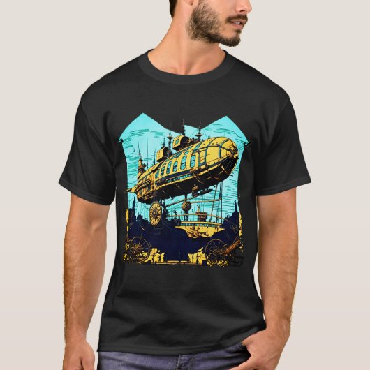 T-shirt Bateau SteamPunk (Devant)
