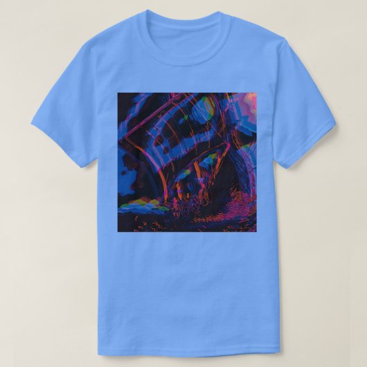 T-shirt Bateau viking Abstrait (Design devant)
