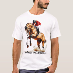 T-shirt Bateaux à toit et battements de coeur. Jockey Raci