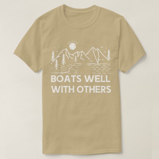 T-shirt Bateaux Bien Avec D'Autres Swinger Bateaux (Design devant)