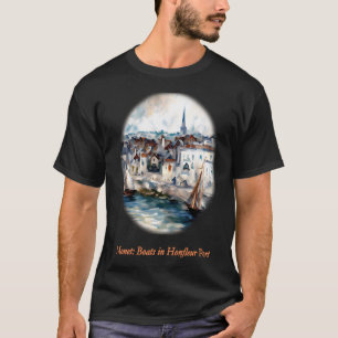 T-shirt Bateaux dans le port de Honfleur