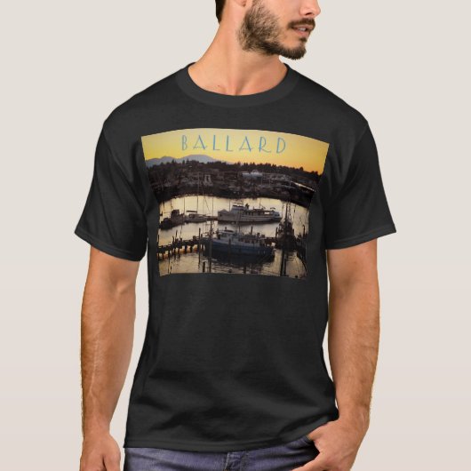 T-shirt Bateaux de Ballard (Devant)
