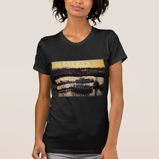 T-shirt Bateaux de Ballard (Devant)