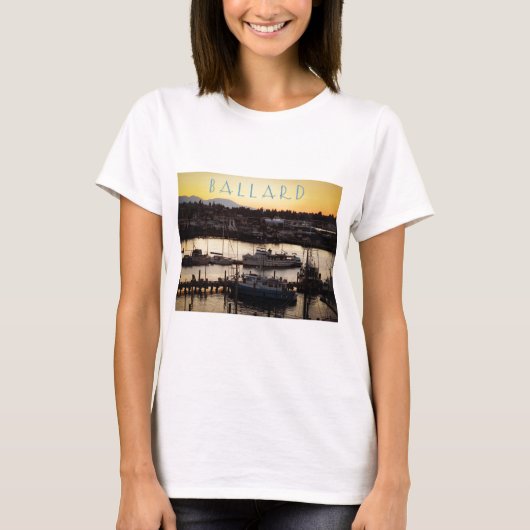 T-shirt Bateaux de Ballard (Devant)