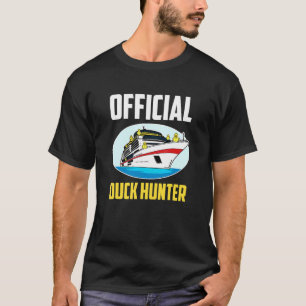 T-shirt Bateaux de chasse aux canards en caoutchouc de cro