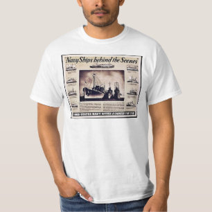 T-shirt Bateaux de la Marine dans les coulisses