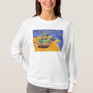 T-shirt Bateaux de pêche de Vincent van Gogh   sur la