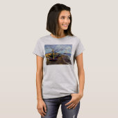T-shirt Bateaux de pêche sur la plage par Van Gogh (Devant entier)