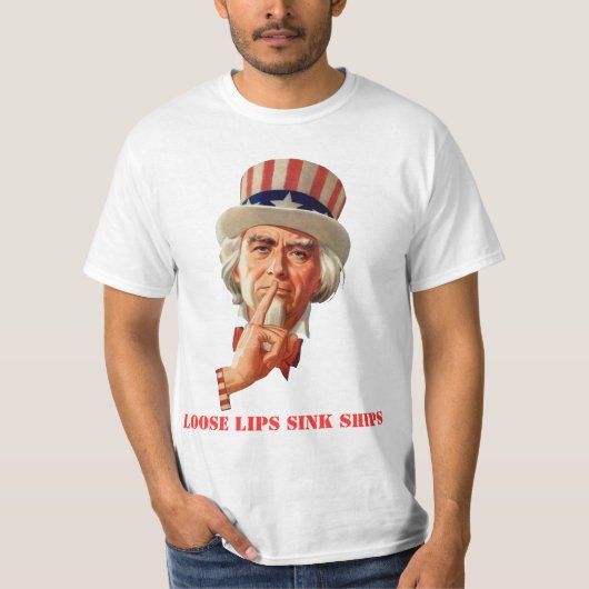 T-shirt Bateaux d'évier à lèvres (Devant)