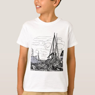 T-shirt bateaux en mer