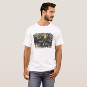 T-shirt Bateaux et bâtiments le long de la ceinture de can (Devant entier)