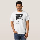 T-shirt Bateaux lâches d'évier de lèvres (Devant entier)