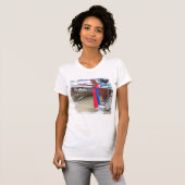 T-shirt Bateaux sur les îles de phi de phi de la plage |, (Devant entier)