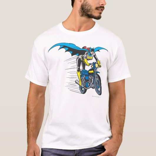T-shirt Batgirl sur batterie (Devant)