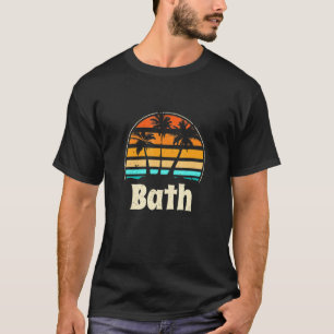 T-shirt Bath Maine Beach Me Beach Bum Us Villes Summer Hol