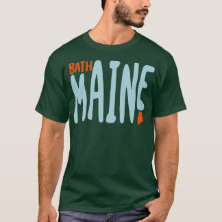 T-shirt Bath Maine ME Maine Souvenir