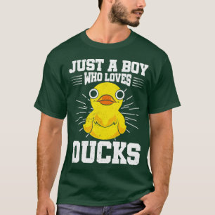 T-shirt Bath Toy Duckie Juste Un Garçon Qui Aime Canards C