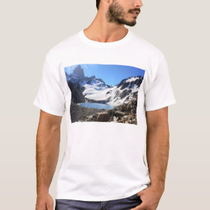 T-shirt Bâti proche Fitz Roy de lac glacier