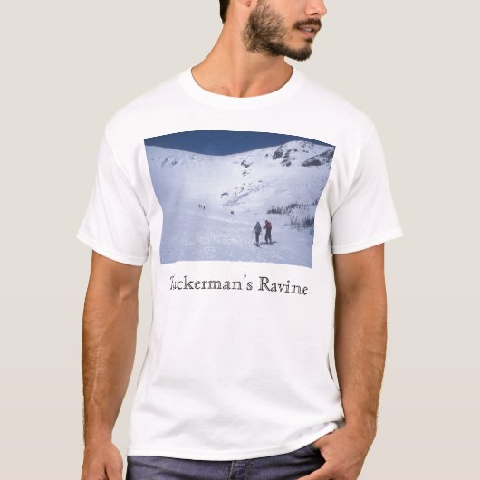 T-shirt Bâti Washington de Skiiers du ravin de Tuckerman (Devant)