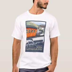 T-shirt Bâti Washington, nouveau chemin de fer de