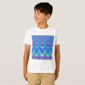 T-shirt Batik bleu (Devant entier)