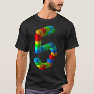 T-shirt Bâtiment de l'édifice mignon 5e cadeau d'anniversa
