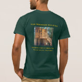 T-shirt Bâtiment fin de cabane dans un arbre, cabane dans (Dos)