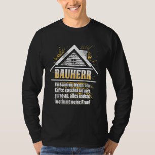 T-shirt Bâtiment pour hommes bâtisseurs de la partie supér