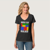 T-shirt Bâtiment principal Blocs Constructeur de briques M (Devant entier)