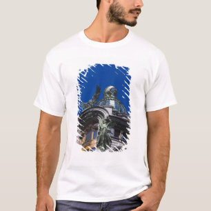 T-shirt Bâtiment Singer, détail