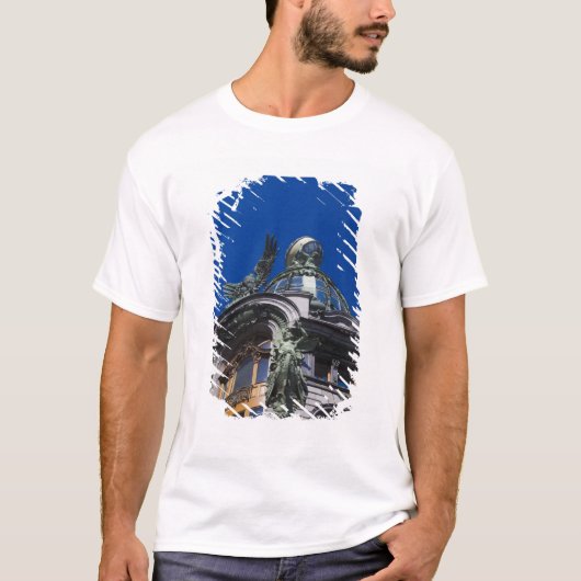 T-shirt Bâtiment Singer, détail (Devant)