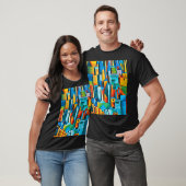 T-shirt Bâtiments Cityscape Abstraits Grattoirs Skyscraper (Unisexe)