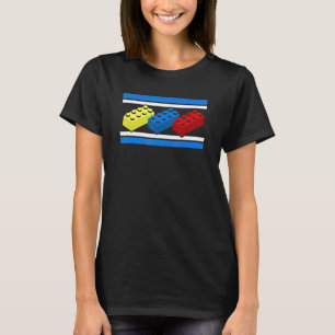 T-shirt Bâtir des briques Blocs Maître Constructeur Ingéni