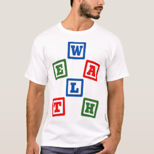 T-shirt Bâtir la richesse Bloquer par Bloquer la liberté f