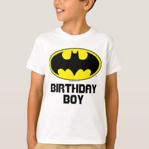 T-shirt Batman   Birthday Boy - Nom et âge