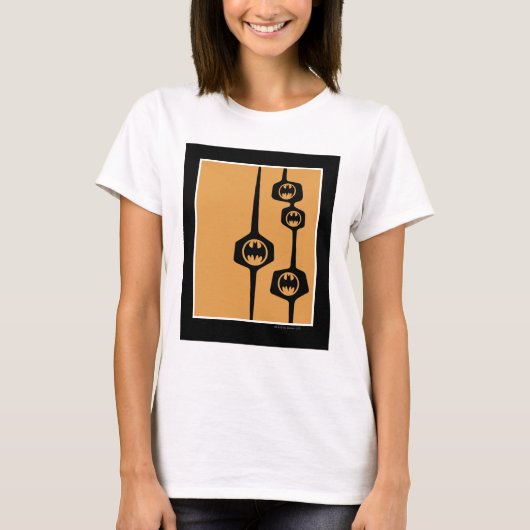 T-shirt Batman Black Orange Frame (Devant)