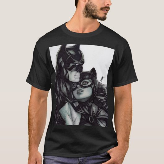 T-shirt Batman & Catwoman ~ Bruce wayne & Selina Kyle (Devant)