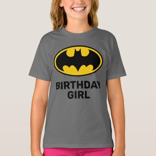T-shirt Batman | Fille d'anniversaire (Devant)