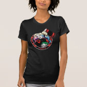 T-shirt Batman | Harley Quinn Winking With Mallet (Devant)