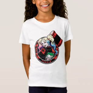 T-Shirt Batman Harley Quinn Winking With Mallet