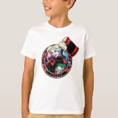 T-shirt Batman | Harley Quinn Winking With Mallet (Devant)