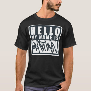 T-shirt Batman   Hello My Name is Batman Logo