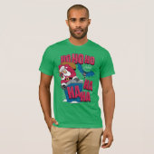 T-shirt Batman | Joker Santa Claus Escalade de Chimney (Devant entier)