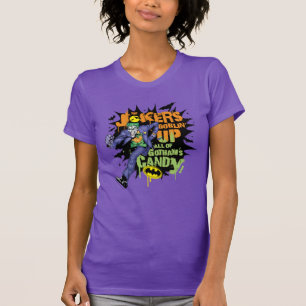 T-shirt Batman Joker's Goblin' Up All of Gotham's Candy