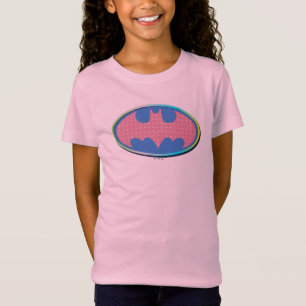 T-Shirt Batman Logo Pink Polka Dot