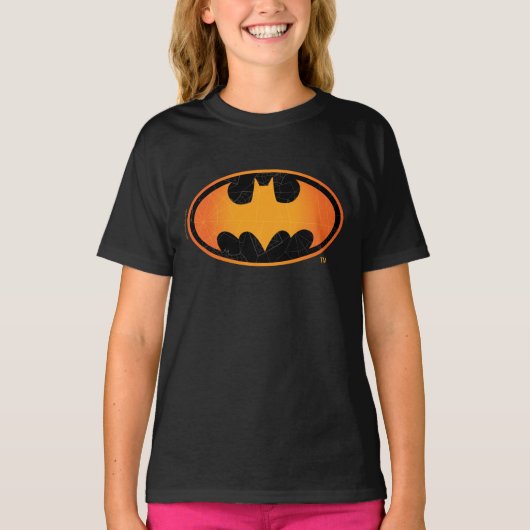 T-shirt Batman | Logo Web d'Halloween (Devant)